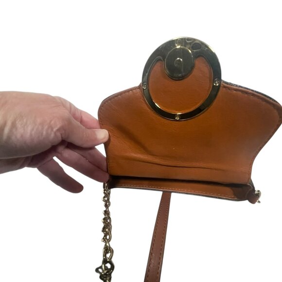 Michael Kors Fulton Small Crossbody Handbag Brown - Picture 12 of 12